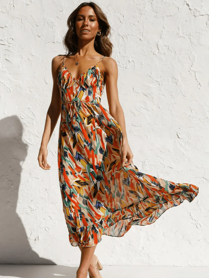 Amelia - Colorful Maxi Dress