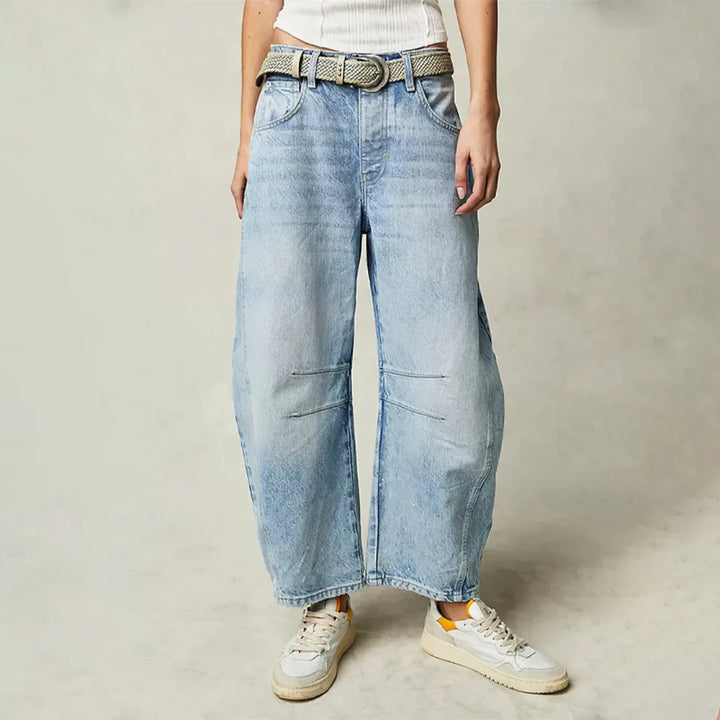 Elona - Stylish Wide Jeans