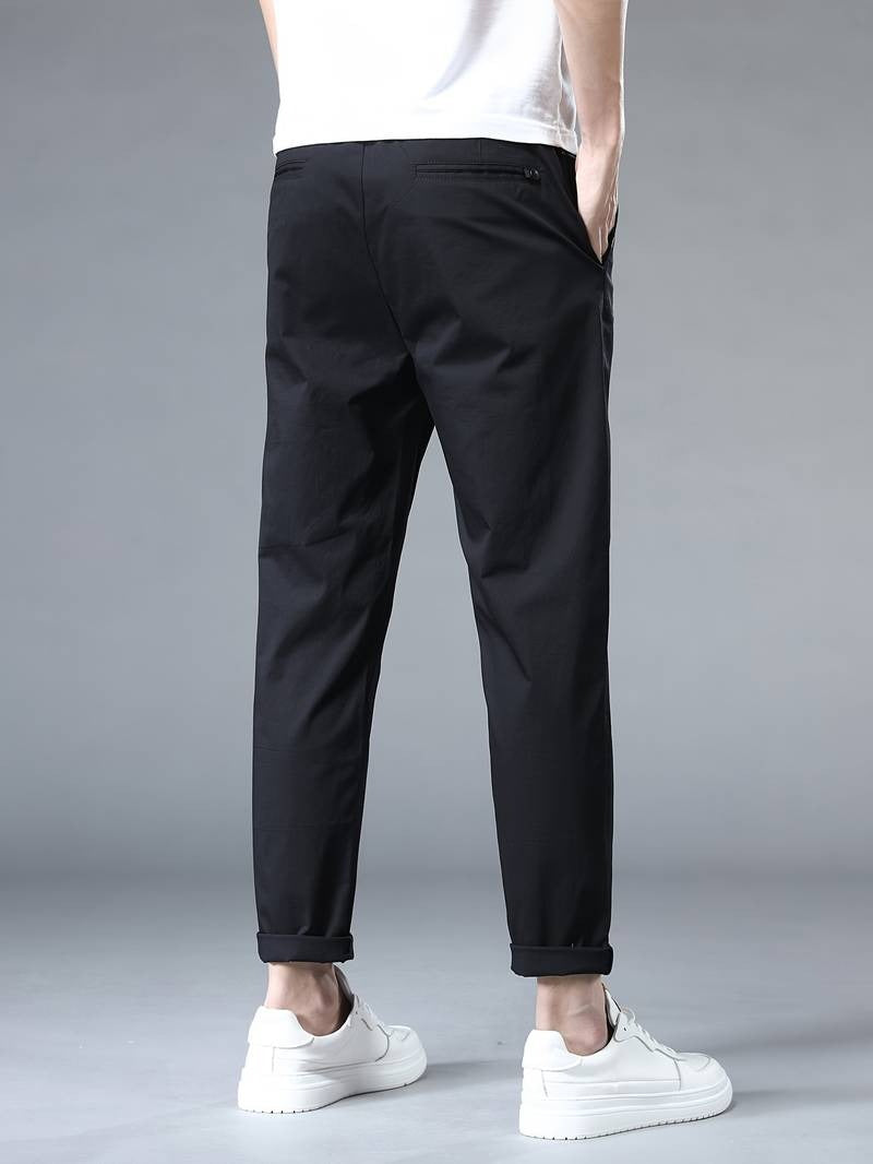 Henry - Solid Suit Cropped Pants