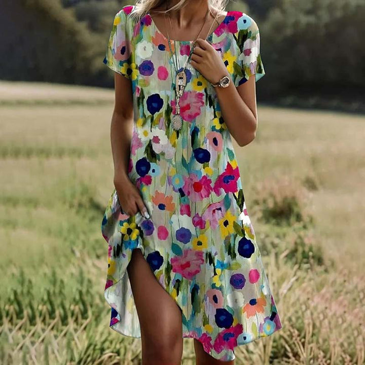 Nolwazi - Colorful Floral Dress