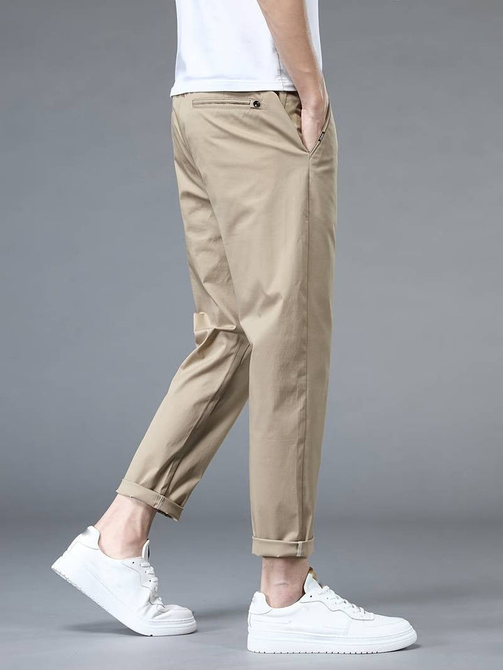 Henry - Solid Suit Cropped Pants