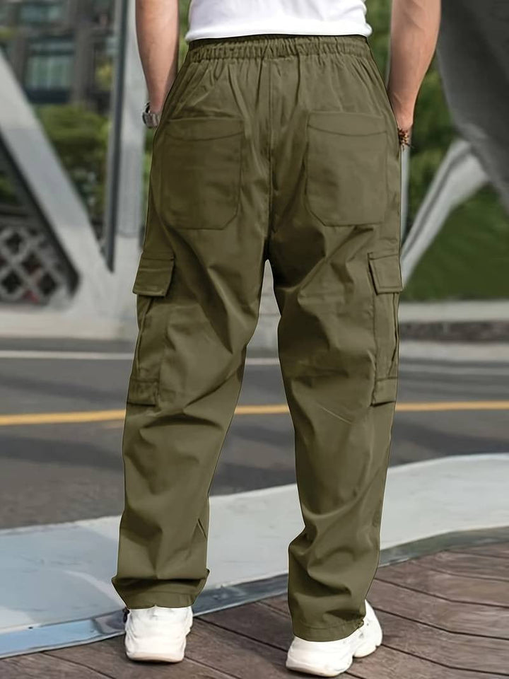 Liam - Trendy Solid Cargo Pants