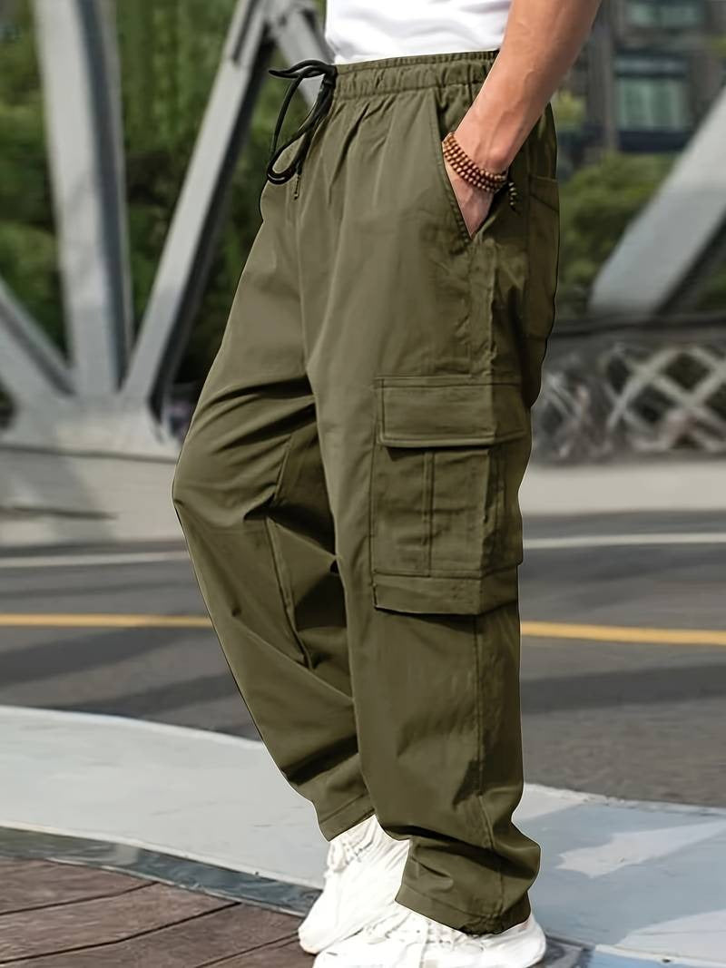 Liam - Trendy Solid Cargo Pants