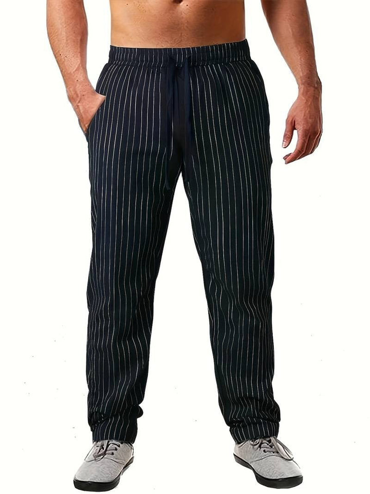 Oliver - Casual Stripe Men's Pants