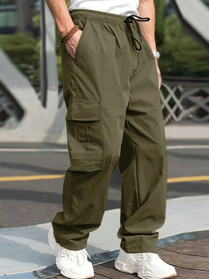 Liam - Trendy Solid Cargo Pants