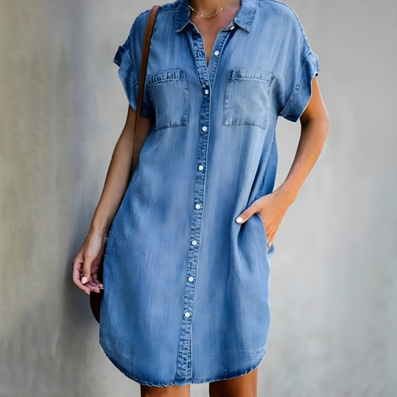 Megan - Classic Denim Dress