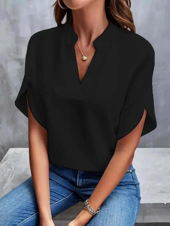 Danica - Classic V-Neck Top