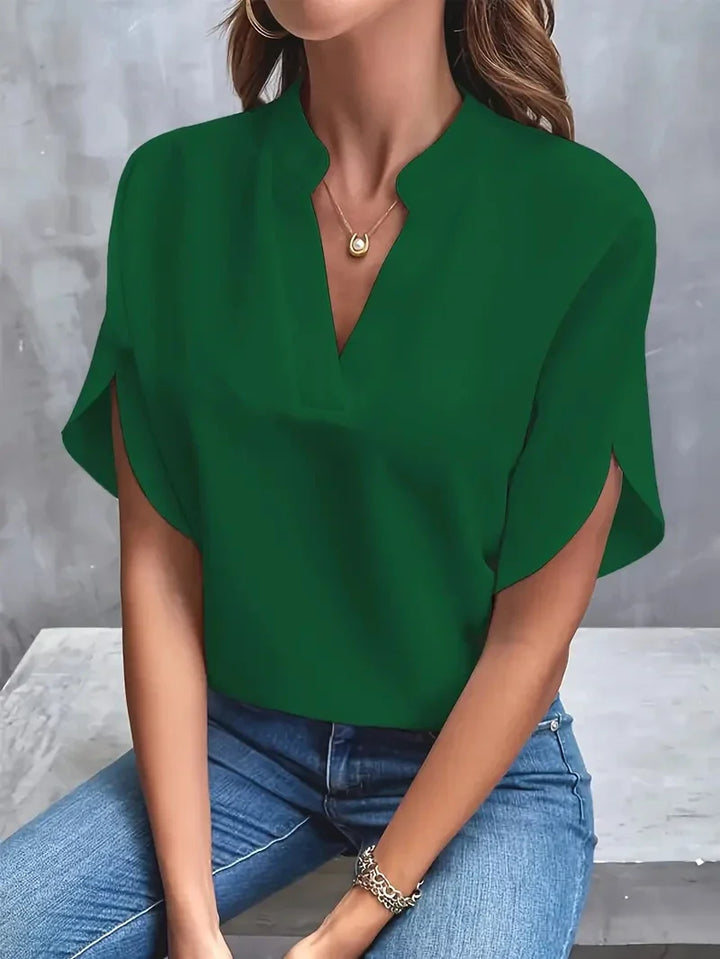 Danica - Classic V-Neck Top