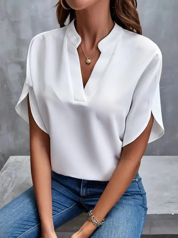 Danica - Classic V-Neck Top