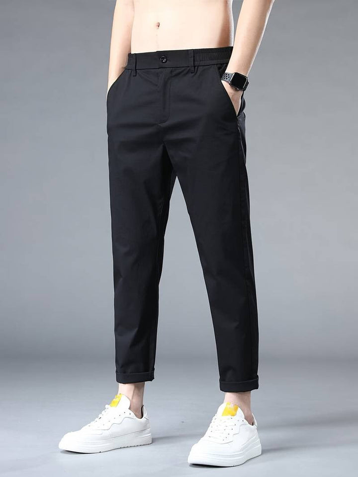 Henry - Solid Suit Cropped Pants