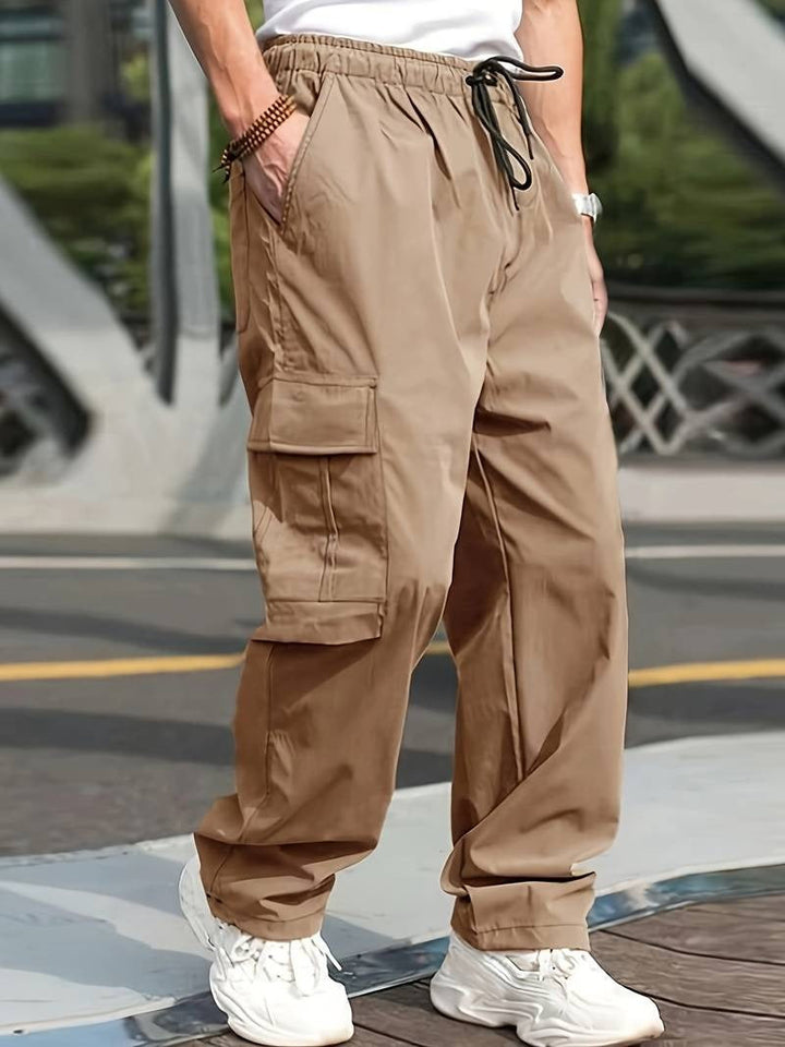 Liam - Trendy Solid Cargo Pants