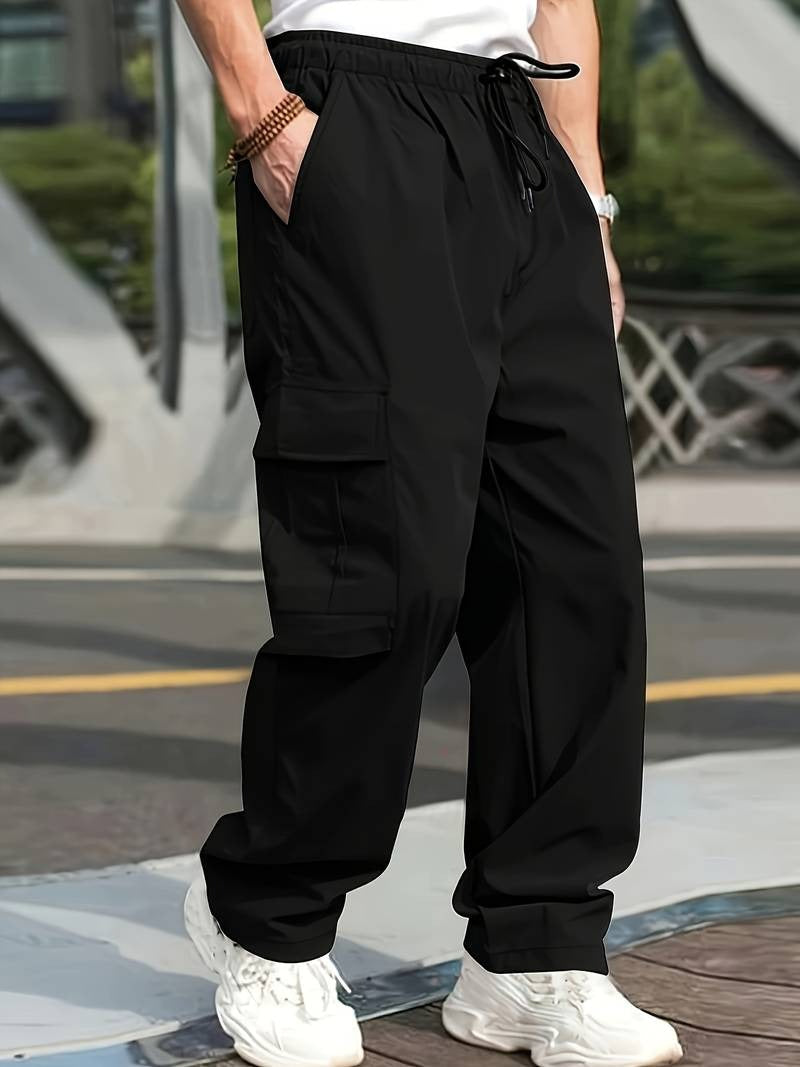 Liam - Trendy Solid Cargo Pants