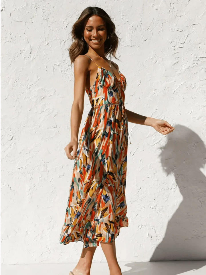 Amelia - Colorful Maxi Dress