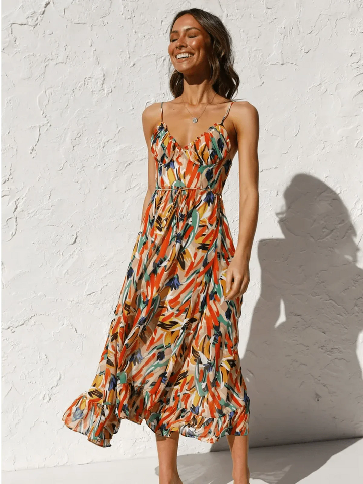 Amelia - Colorful Maxi Dress