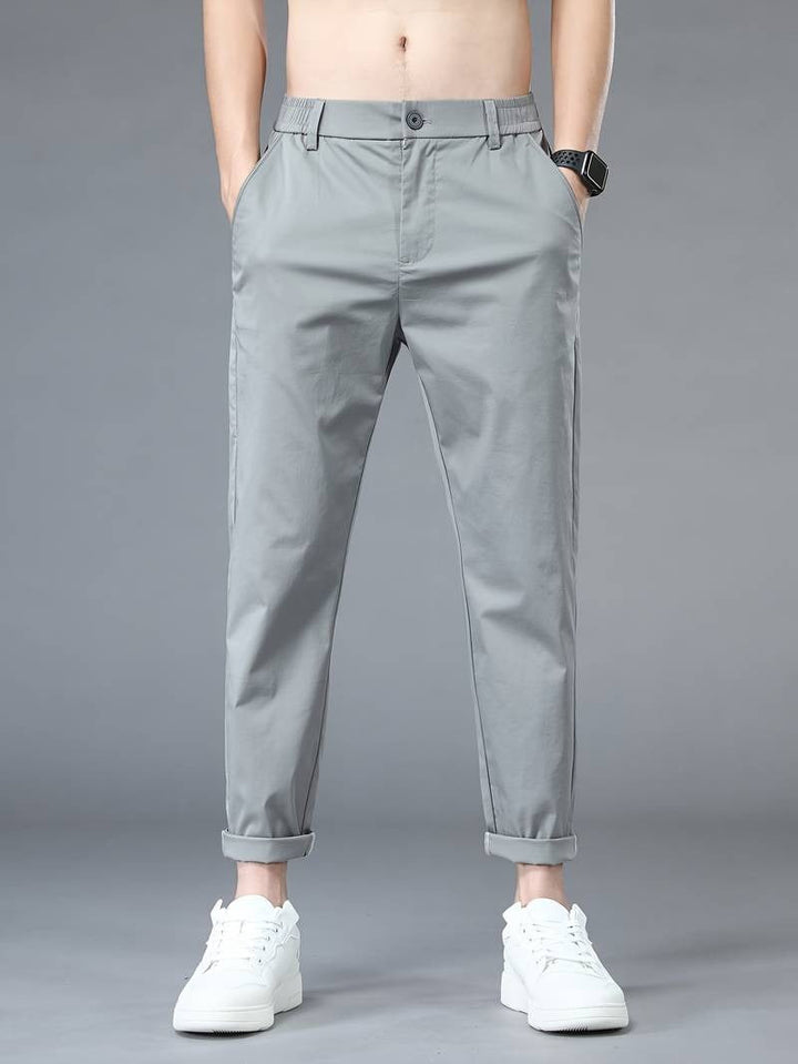 Henry - Solid Suit Cropped Pants